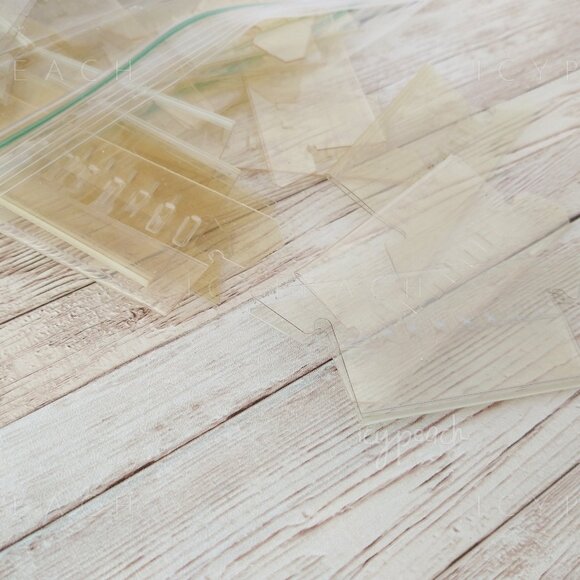 Hanging File Folder Tabs 50 Pack Plastic Insertable Index Tabs Office Supply - Picture 2 of 5